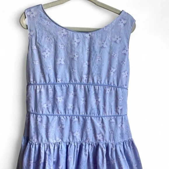 American Girl Kids Light Blue Floral Dress - 7 - Picture 2 of 8